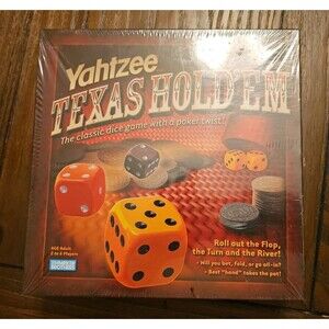 Yahtzee TEXAS HOLD'EM Game  Brand New - Factory Sealed Parker Brothers